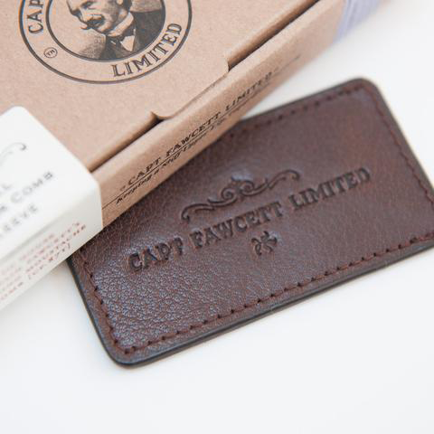 CAPTAIN FAWCETT Small Leather Sleeve for Moustache Comb (7780)