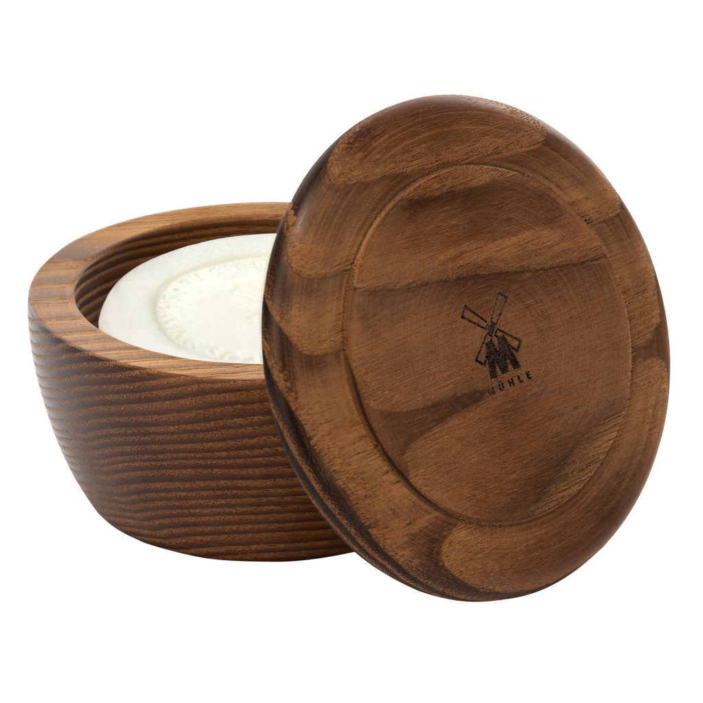 MUHLE RN 3 GM Grapefruit and Mint Shaving Soap in Wooden Bowl