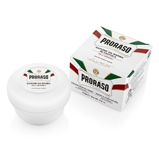 PRORASO WHITE Sensitive Shaving Soap BOWL 150ml